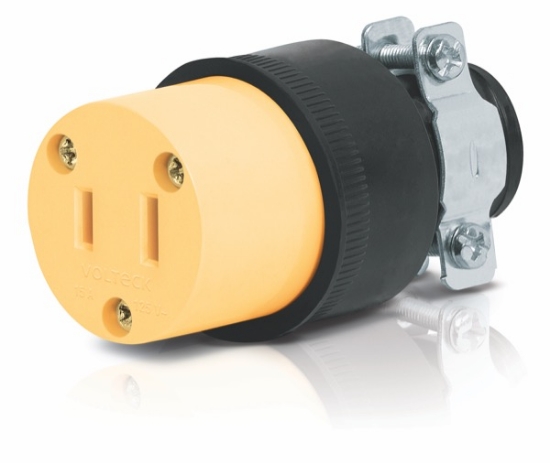 Imagen de CONTACTO INDUSTRIAL REFORZADO SENCILLO  VOLTECH COR-S