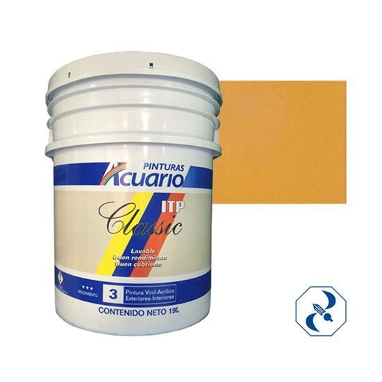 Imagen de D 1 VINILICA 19 L AMARILLO OXIDO (MOSTAZA) ITP ACUARIO VA41490