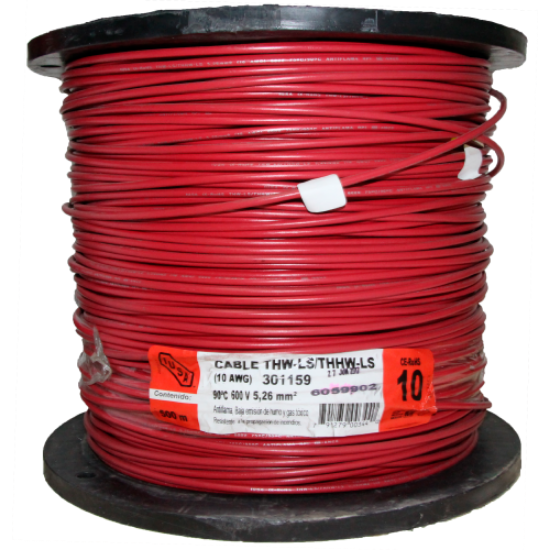Imagen de CABLE 10 DE 500 M ROJO IUSA 301159