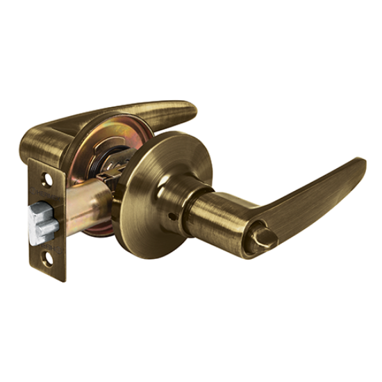 Imagen de CERRADURA MANIJA LATON ANTIGUO RECAMARA HERMEX CEMA-2R
