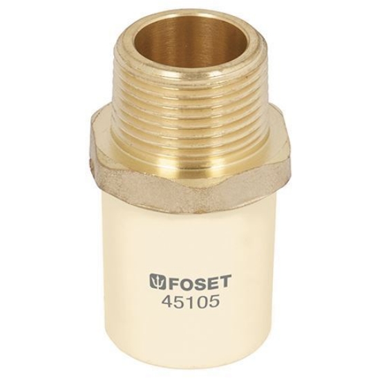 Imagen de ADAPTADOR  MACHO CPVC CON INSERTO METALICO 19MM FOSET CPVC-652