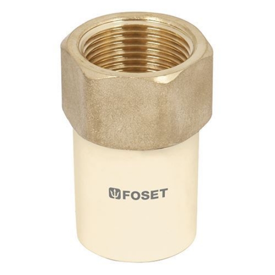 Imagen de D 10 ADAP HEMBRA CPVC CON INSERTO METALICO 25MM FOSET CPVC-643