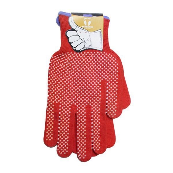 Imagen de GUANTE PUNTOS NO.9 ROJO HAMERMEX GUAN-1120R