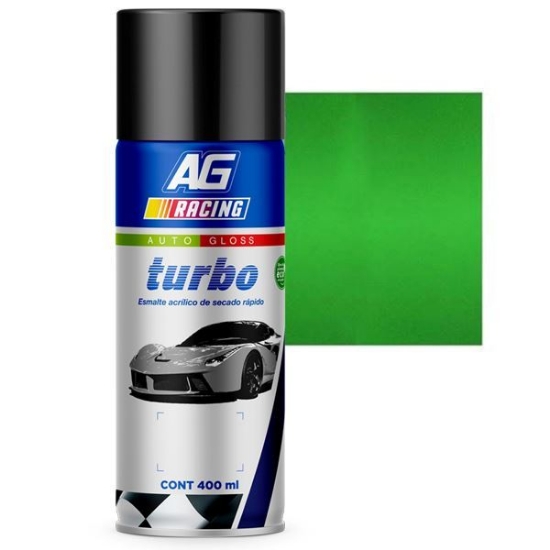 Imagen de ESMALTE VERDE FLUORESCENTE AEROSOL TURBO AT75705 MASTER AM85705