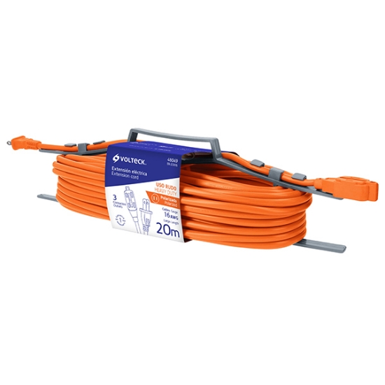 Imagen de EXTENSION ELECTRICA USO RUDO 20 M CALIBRE 16  VOLTECH ER-20X16