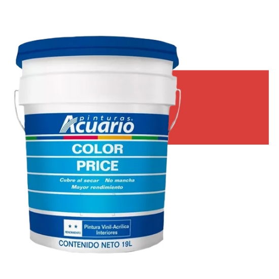 Imagen de VINILICA 19 L ROJO XCS COLOR PRICE ACUARIO VA80990