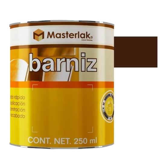 Imagen de BARNIZ 1/4 L NOGAL CLASICO MASTERLAK ACUARIO MM95602