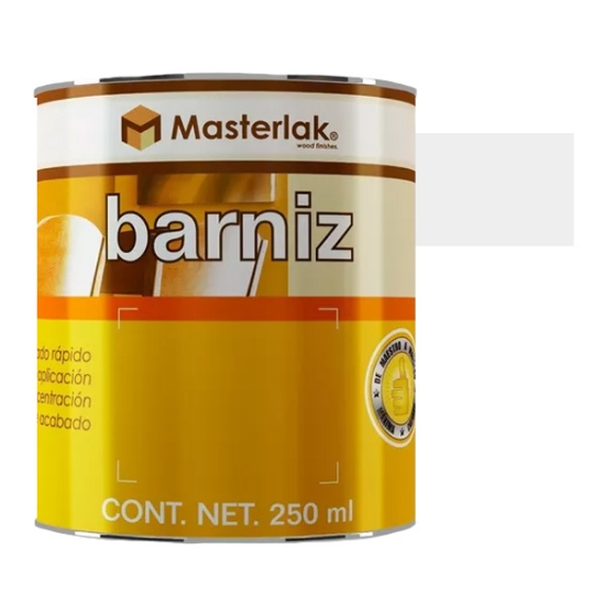 Imagen de BARNIZ 1/4 L TRASPARENTE MASTERLAK ACUARIO MM95002