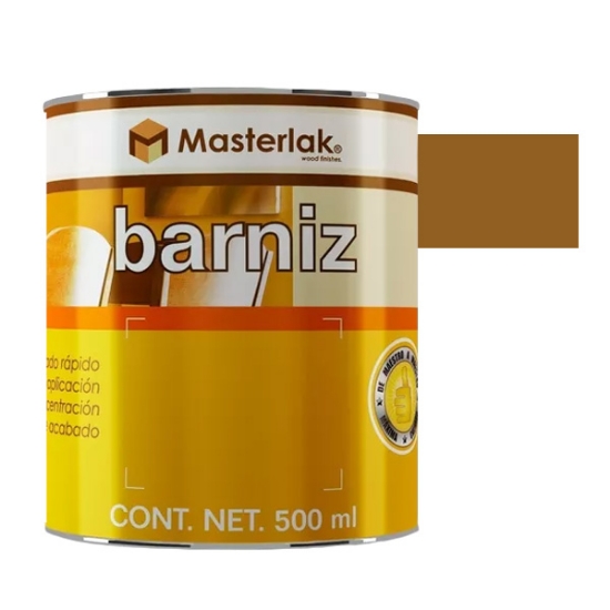 Imagen de BARNIZ 1/2 L NOGAL AMERICANO MASTERLAK ACUARIO MM95705