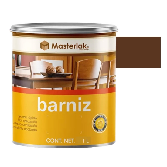 Imagen de BARNIZ 1 L ROBLE MASTERLAK ACUARIO MM95210