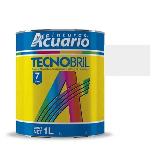 Imagen de ESMALTE 1 L BLANCO MATE TECNOBRIL ACUARIO EV22110