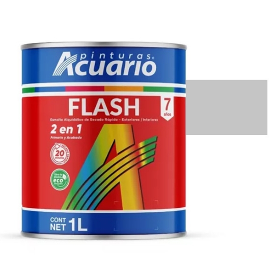 Imagen de ESMALTE ALUMINIO 1 LT FLASH ACUARIO EA41410