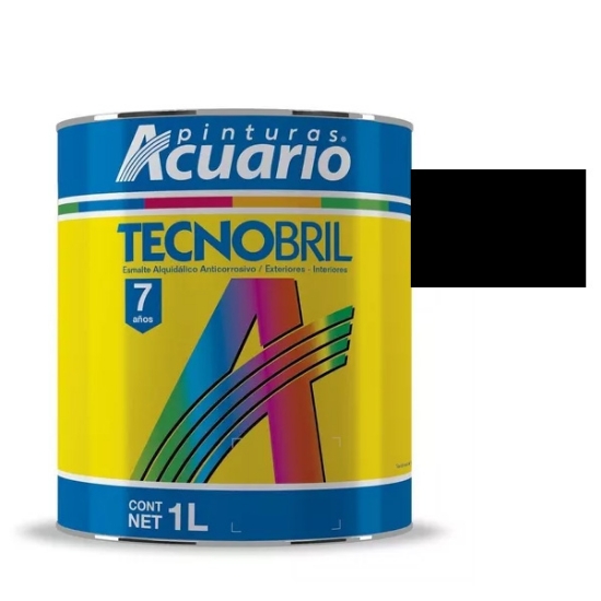 Imagen de ESMALTE 1 L NEGRO MATE TECNOBRIL ACUARIO EV22210