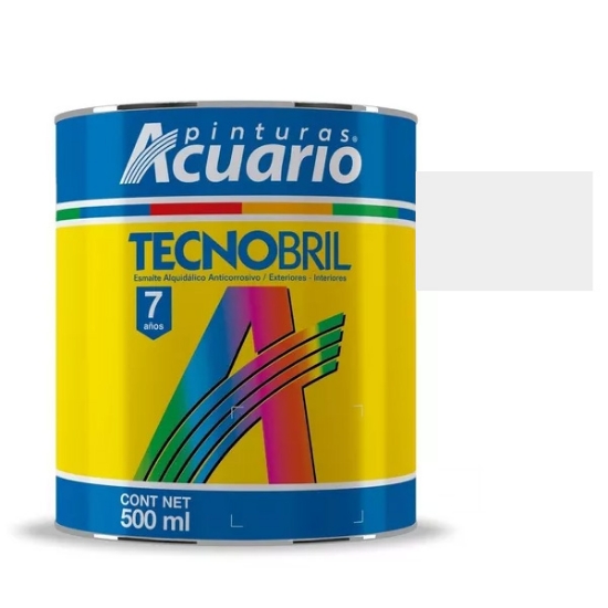 Imagen de ESMALTE 1/2 L BLANCO TECNOBRILL ACUARIO EV20005