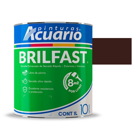 Imagen de ESMALTE 1 L CHOCOLATE  BRIL FAST ACUARIO EB6191003