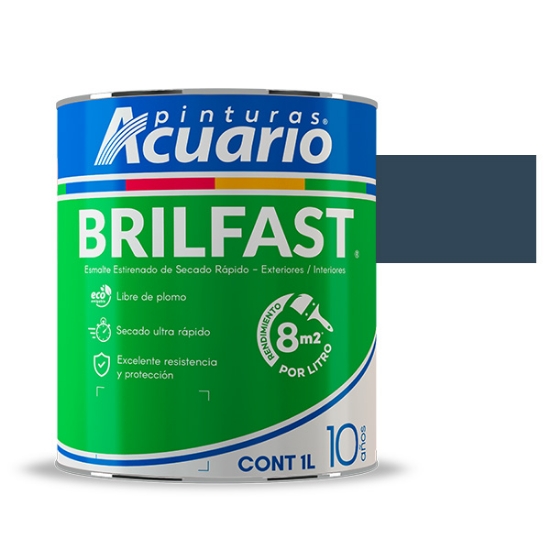 Imagen de ESMALTE 1 L AZUL FTALO  BRIL FAST ACUARIO EB60310