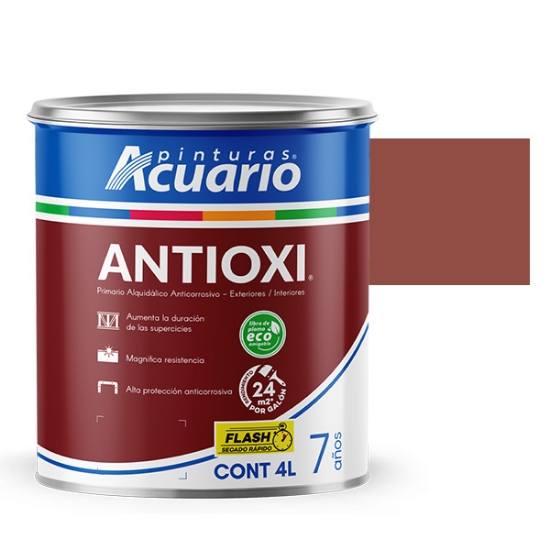 Imagen de PRIMER 4 L ROJO OXIDO ANTIOXI ACUARIO PA92840