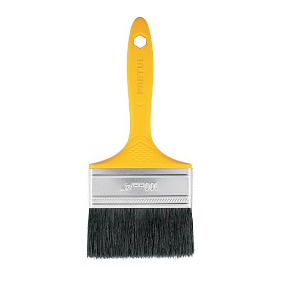 Imagen de BROCHA CON MANGO DE PLASTICO 4 PULG  PRETUL BRP-4
