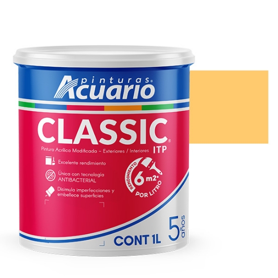 Imagen de VINILICA 1 L AMARILLO NAPOLITANO ITP CLASSIC ACUARIO VA42210