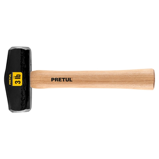 Imagen de MARRO TIPO NEVADA 3 LBS MANGO 11 PULG  PRETUL DHT-3P
