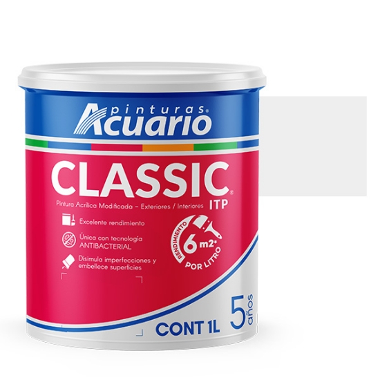 Imagen de VINILICA 1 L BLANCO ITP CLASSIC ACUARIO VA40010