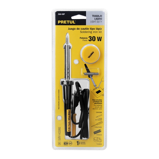Imagen de CAUTIN TIPO LAPIZ DE 30 WATTS CON ACCESORIOS  PRETUL CAU-30P