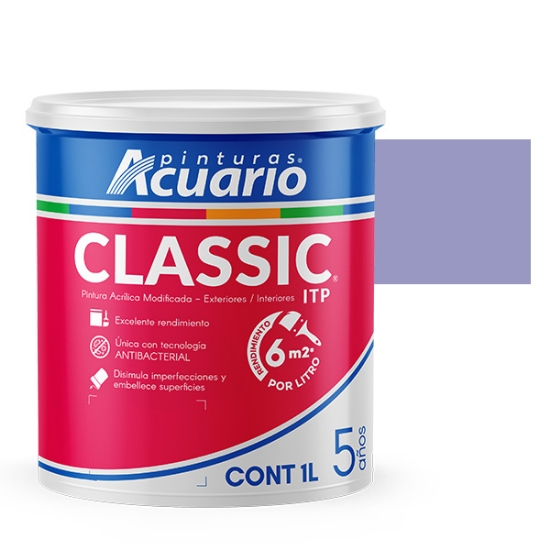 Imagen de VINILICA 1 L LILA ITP CLASSIC ACUARIO VA41710