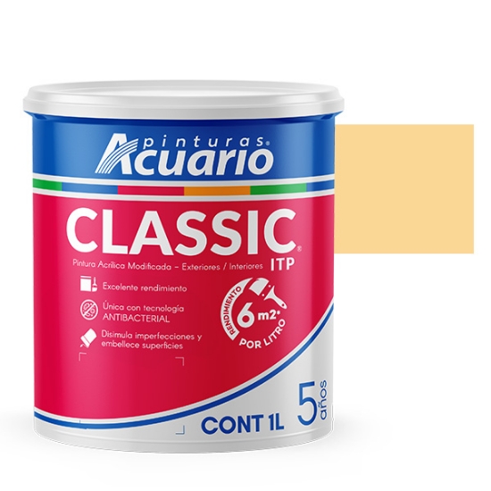 Imagen de VINILICA 1 L DURAZNO ITP CLASSIC ACUARIO VA41010