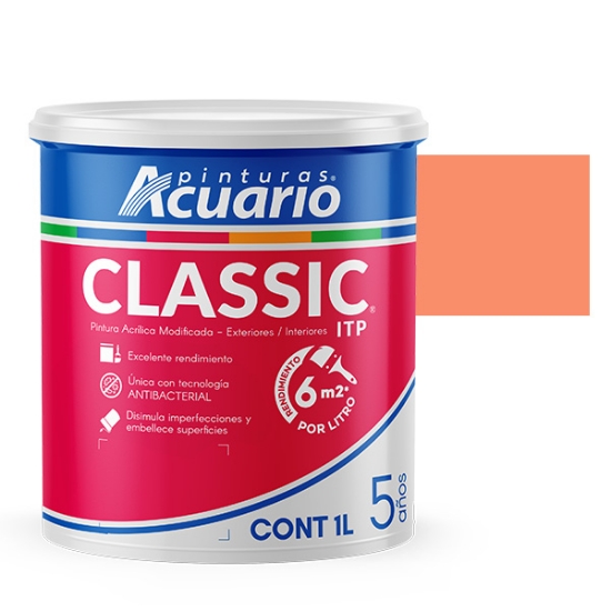 Imagen de VINILICA 1 L NARANJA ITP ACUARIO VA42710