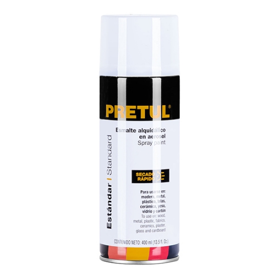 Imagen de PINTURA AEROSOL BLANCO BRILLANTE  PRETUL PA-BB-P
