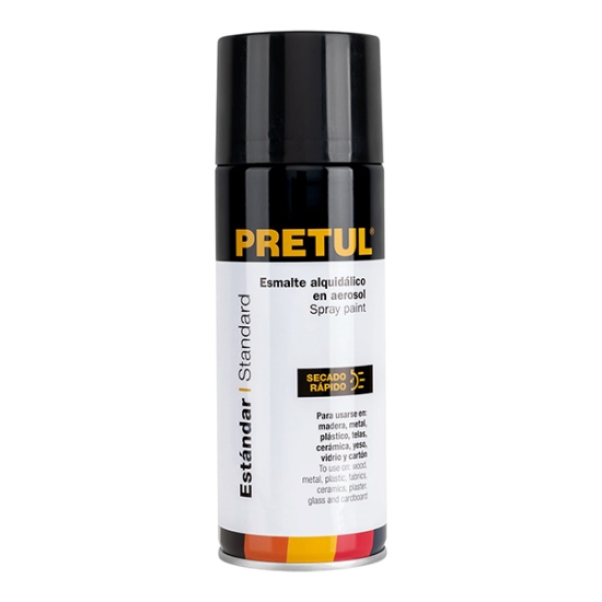 Imagen de PINTURA AEROSOL NEGRO MATE  PRETUL PA-NM-P