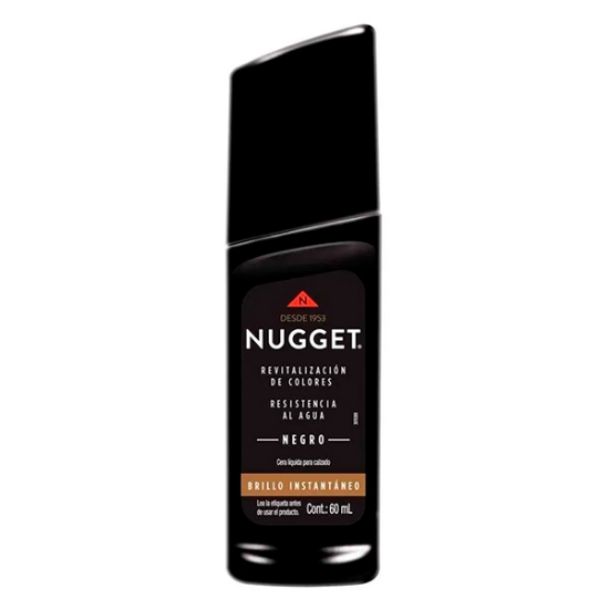 Imagen de NUGGET CERA LIQ NEGRA 60ML CAJA C/12pzas. NUGGET  RECKITT 1818109