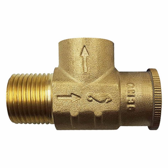 Imagen de VALVULA DE ALIVIO COMPACTA PARA BOILER PRESION DE APERTURA 75 PSI RUGO  3ABC 1/2