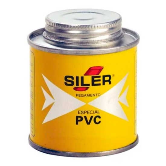 Imagen de PEGAMENTO 85 GR AMARILLO PARA PVC EN BOTE SILER PVC085