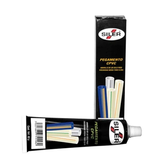 Imagen de PEGAMENTO 60 GR NEGRO PARA CPCV EN TUBO SILER CPVC060
