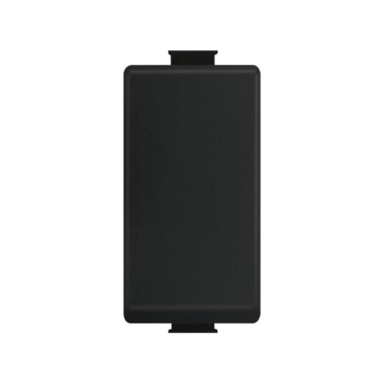 Imagen de APAGADOR SENCILLO 1 MODULO BTICINO MX BLACK QZ5001B