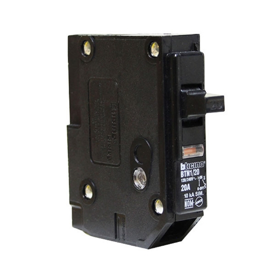 Imagen de INTERRUPTOR 20 AMP TERMOMAGNETICO BTICINO BTN1/20