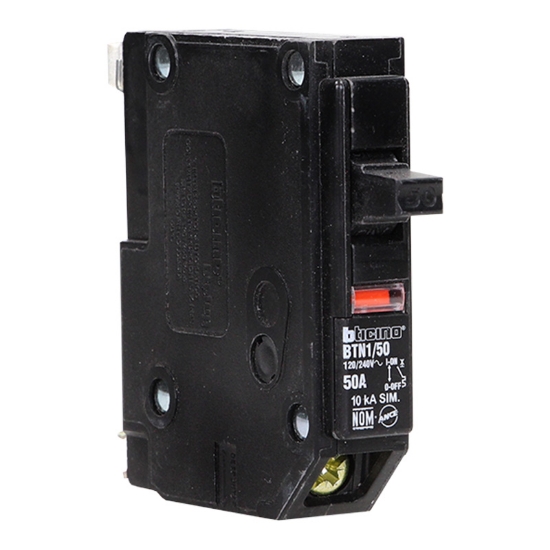 Imagen de INTERRUPTOR 50 AMP TERMOMAGNETICO BTICINO BTN1/50