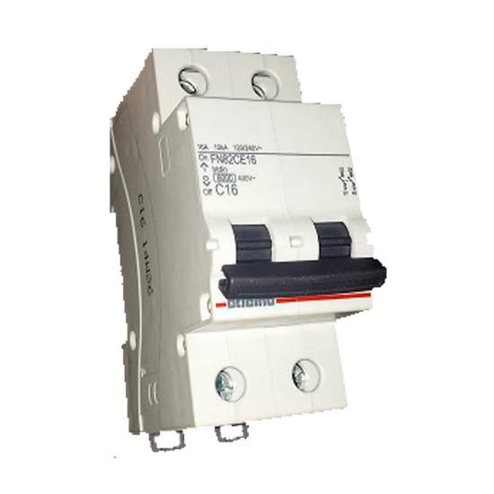 Imagen de INTERRUPTORES TERMOMAGNÉTICOS 2X50 A, MONTAJE PARA RIEL DIN FN82CEW50 50A BTICINO