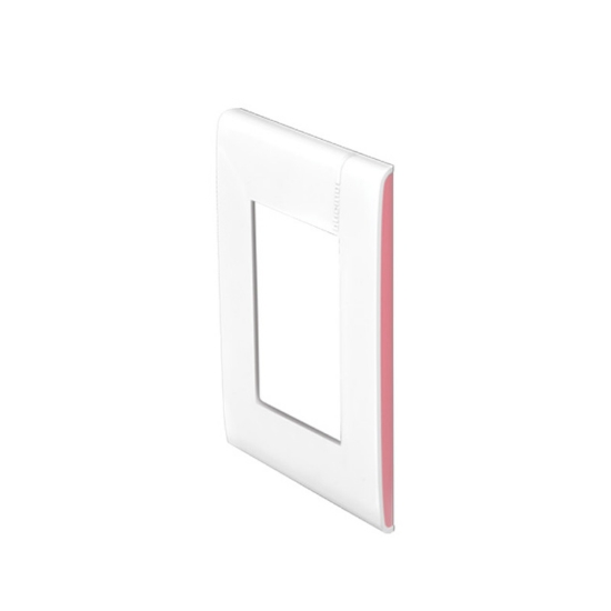 Imagen de PLACA DE 3 U CON CHASIS DE RESINA COLOR BLANCO MODUS PRO E5N3PTL
