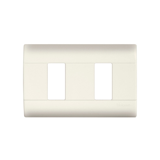Imagen de PLACA DE 2 U CON CHASIS DE RESINA COLOR MARFIL MODUS PRO E5N2PTLM