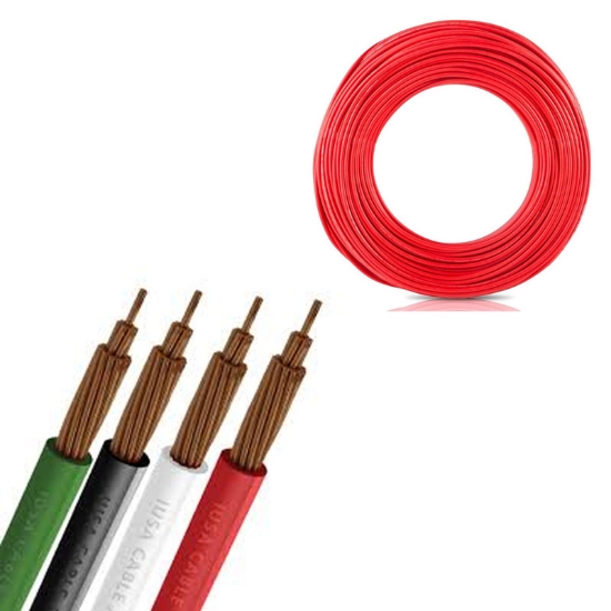 Imagen de CABLE 6 DE 100 M ROJO IUSA 396911