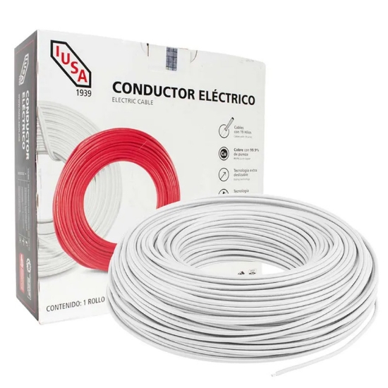Imagen de CABLE 14 DE 100 M BLANCO EN CAJA IUSA 399319