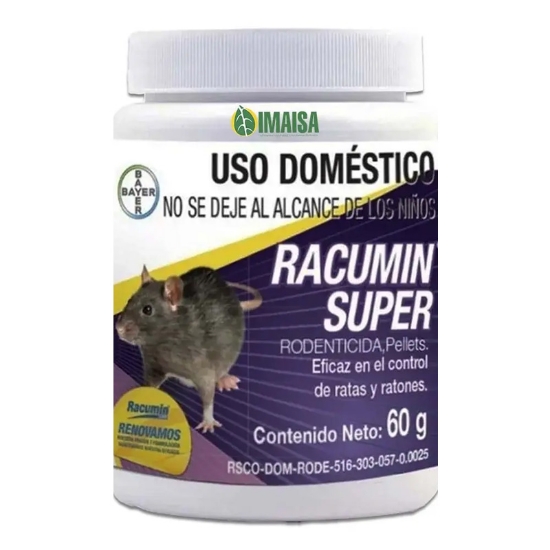 Imagen de VENENO RATA 60 GR SUPER RACUMIN ENVU 1811123