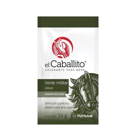 Imagen de COLORANTE VERDE OLIVO No. 28 CABALLITO