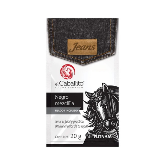 Imagen de COLORANTE NEGRO MEZCLILLA No. 37 CABALLITO