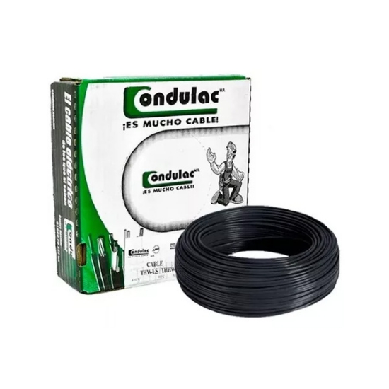 Imagen de CABLE 12 DE 100 M NEGRO CONDULAC