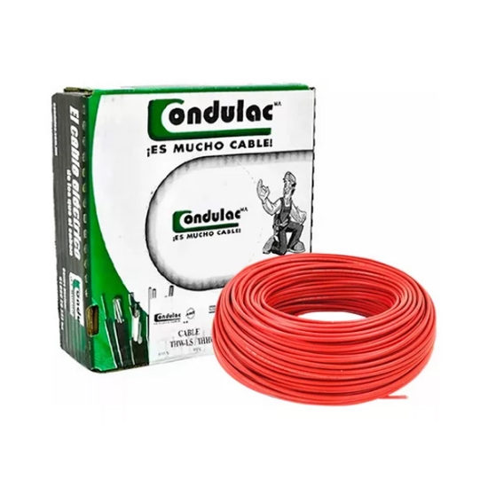Imagen de CABLE 14 DE 100 M ROJO CONDULAC