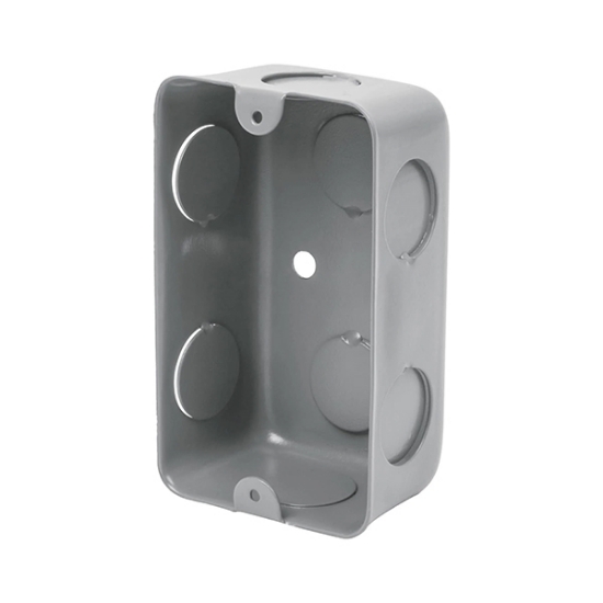 Imagen de CAJA TIPO CHALUPA DE ACERO 2X4 PULG ECONOMICA VOLTECH CCH-2X4E