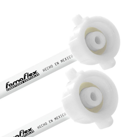 Imagen de MANGUERA FAMAFLEX POLIMAX PARA SANITARIO 45 CM 1/2X7/8 FAMA 2038